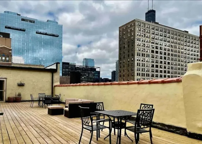 Spacious Downtown Penthouse Vintage, Gym & Balcony #3 Apartamento Chicago