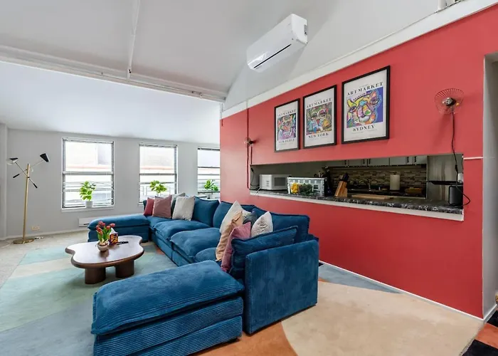 Spacious Downtown Penthouse Vintage, Gym & Balcony #3 Apartamento *